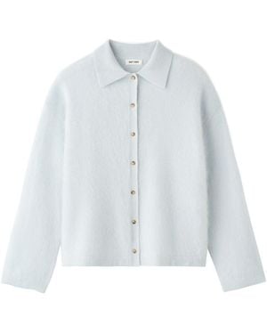 Soft Goat Brushed Shirt - Blue