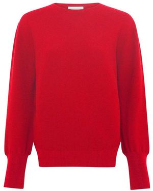 Molli Samie Round-Neck Sweater - Red