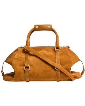 McQueen Farringdon Medium Handbag - Brown