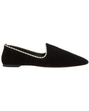 TOTEME Venezianische Slipper Aus Samt - Schwarz