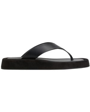The Row Sandales Ginza - Noir