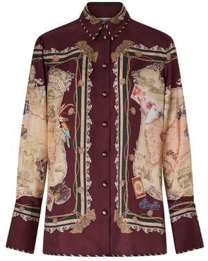 Zimmermann Chemise En Sergé Valiant - Marron
