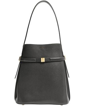 TOTEME Sac Seau En Cuir Avec Ceinture - Noir