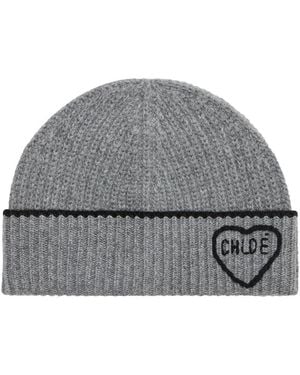 Chloé Mütze Chloé Encoeur - Grau