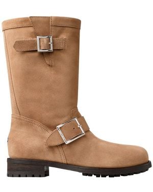 Jimmy Choo Biker Mid - Brown