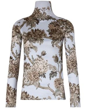 Acne Studios Printed Long-Sleeved Top - Gray
