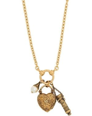 Chloé Charm Necklace - Metallic