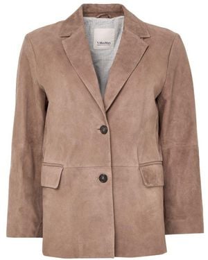Max Mara Suede Blazer - Brown