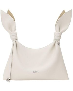 Loewe Mini-Umhängetasche Scarf Aus Glattem Kalbsleder - Natur