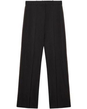 Loewe Straight Wool Pants - Black