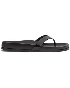 TOTEME Rapid Naplack Sandals - Black
