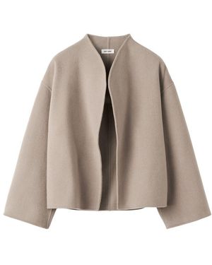 Soft Goat Short Jacket - White