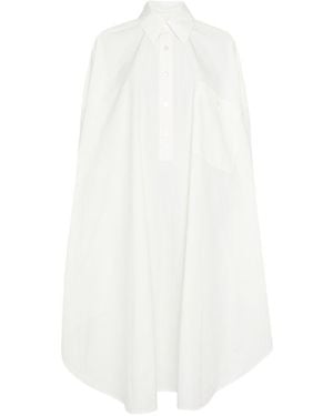 Bottega Veneta Compact Cotton Dress - White