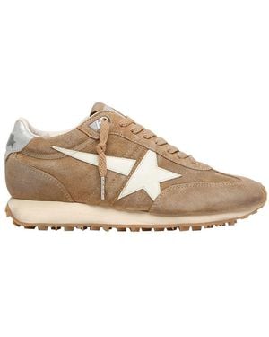 Golden Goose Sneakers Marathon Aus Wildleder Mit Stern-Applikation - Natur
