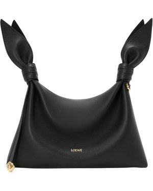 Loewe Mini-Umhängetasche Scarf Aus Glattem Kalbsleder - Schwarz
