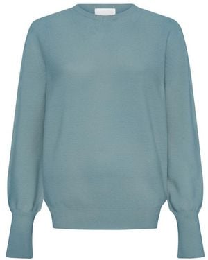 Molli Samie Round-Neck Sweater - Blue