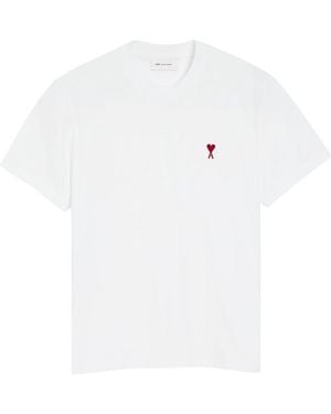 Ami Paris Short-Sleeved T-Shirt - White