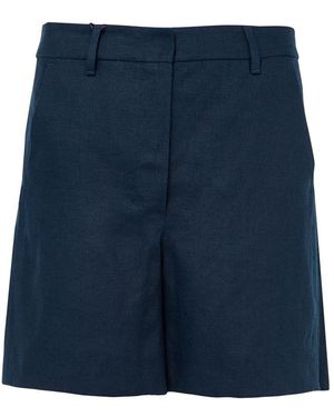 Max Mara Linen Shorts - Blue