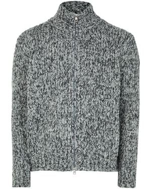 Moncler Cardigan Zippé - Gris