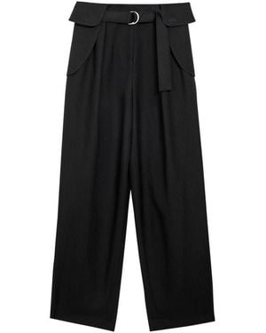 Loewe Wool Cargo Pants - Black