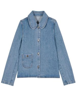 Ba&sh Tiny Jacket - Blue