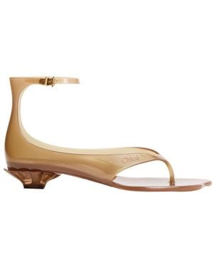 Chloé Sandalen Jelly - Mettallic