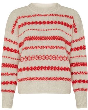Isabel Marant Rundhalspullover Aretha - Rot
