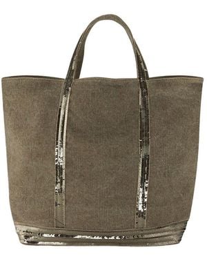 Vanessa Bruno Cabas Xl En Lin - Vert