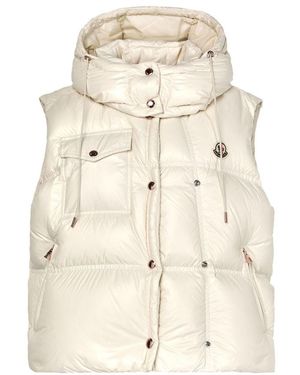 Moncler Ärmellose Daunenjacke Pario - Natur