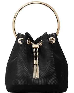 Jimmy Choo Schwarze Schultertasche Für Frauen