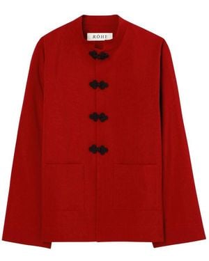 Rohe Pankou Fastened Jacket - Red