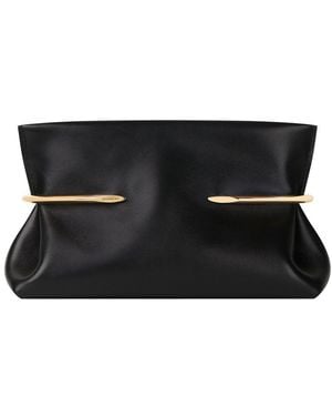Givenchy Clutch Pinch Aus Leder - Schwarz
