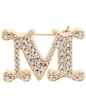 Max Mara Teddy Bear Pins - Metallic