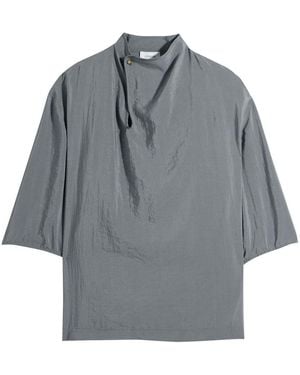 Lemaire Soft Collar Top - Gray