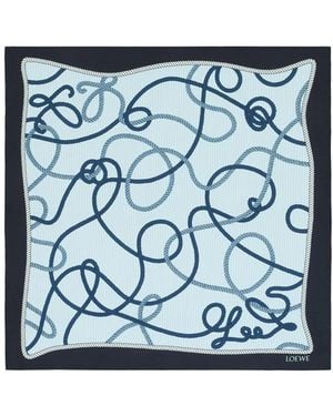 Loewe Foulard À Imprimé - Vert