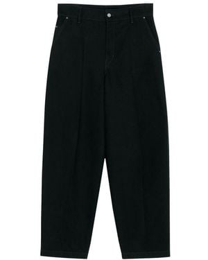 Lemaire Workwear-Jeans Maxi Barrel - Schwarz
