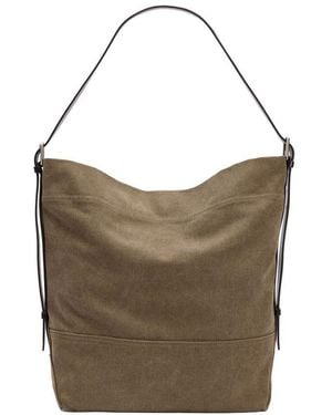 Lemaire Belted Tote Bag - Brown