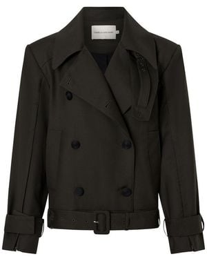Camilla & Marc Kurzer Trenchcoat Tari - Schwarz