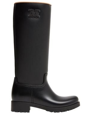 Max Mara Bottes Rain - Noir