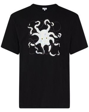 Loewe X Suna Fujita T-Shirt En Coton - Noir
