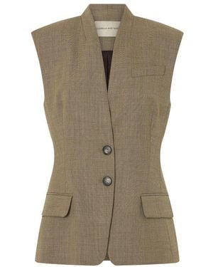 Camilla & Marc Halden Sleeveless Jacket - Green