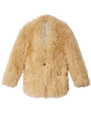 Isabel Marant Mylae Fur Jacket - Natural