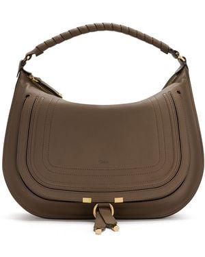 Chloé Marcie Shoulder Bag - Brown