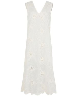 Skall Studio Camellia Long Dress - White