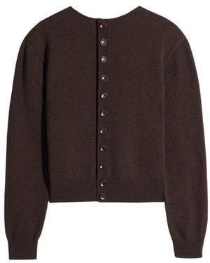 Lemaire Wendbarer Pullover Mit Knöpfen - Braun