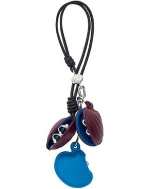 Loewe Shell Bag Charm - Blue