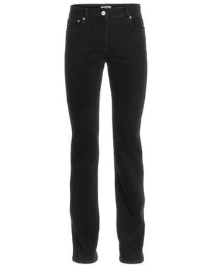 Balmain Flare-Jeans Mit Niedriger Taille - Schwarz