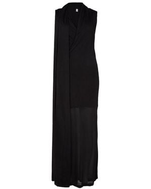 TOTEME Overlapped Scarf Dress - Black