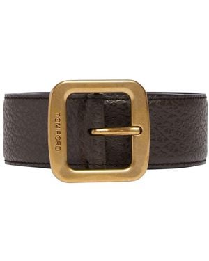 Tom Ford Gürtel Mit Schnalle - Braun