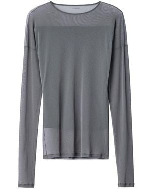 Lemaire Ballerina Long-Sleeve Top - Gray